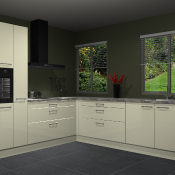 Magnolia hoogglans keuken Palermo 36114