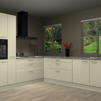 Magnolia hoogglans keuken Palermo 36115