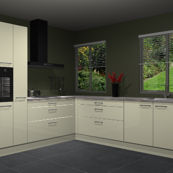 Magnolia hoogglans keuken Palermo 36120