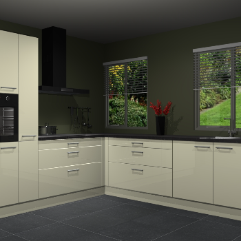 Magnolia hoogglans keuken Palermo 36126