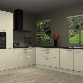 Magnolia hoogglans keuken Palermo 36127