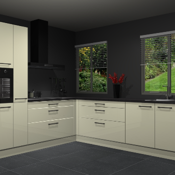 Magnolia hoogglans keuken Palermo 36129