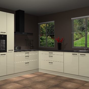 Magnolia hoogglans keuken Palermo 36130