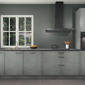 Beton parelgrijze keuken Istanbul 21822