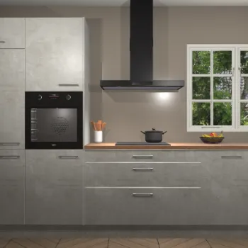 Beton opaal keuken Wuhan 21833