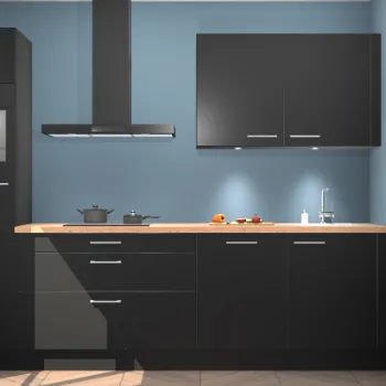 Zwarte keuken Sydney 21816