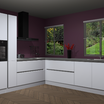 Sneeuwwitte greeploze keuken Palermo 36178