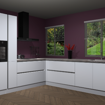 Sneeuwwitte greeploze keuken Palermo 36196