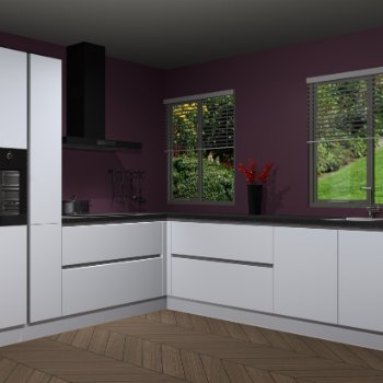 Sneeuwwitte greeploze keuken Palermo 36202