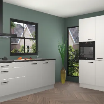 Zijdegrijze keuken Bangkok 21793 