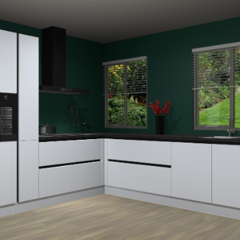 Sneeuwwitte greeploze keuken Palermo 36205