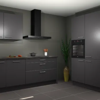 Onyxgrijze keuken Barcelona 21774