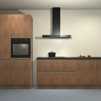 Astoria eiken greeploze keuken Dubai 21606