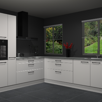 Zijdegrijze keuken Palermo 36217