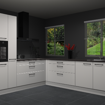 Zijdegrijze keuken Palermo 36224