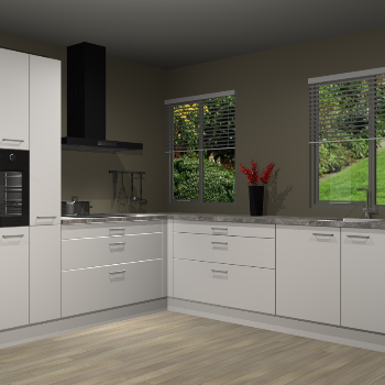 Zijdegrijze keuken Palermo 36228