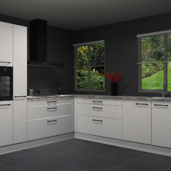 Zijdegrijze keuken Palermo 36230