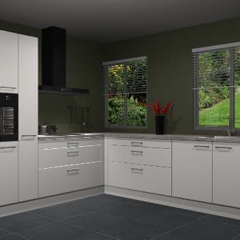 Zijdegrijze keuken Palermo 36233