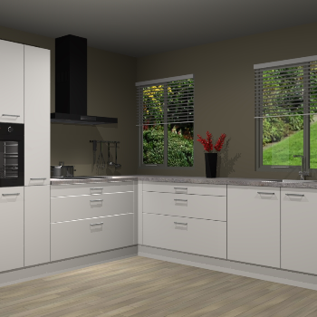 Zijdegrijze keuken Palermo 36234