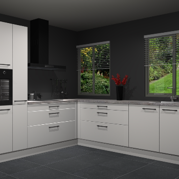 Zijdegrijze keuken Palermo 36236