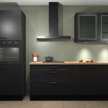 Zwarte keuken Tunis 21652