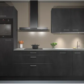 Beton zwarte keuken Manilla 21649