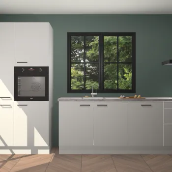 Zijdegrijze keuken New York 21856