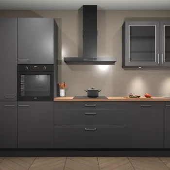 Onyxgrijze keuken Hawai 21857