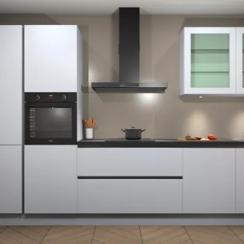 Sneeuwwitte greeploze keuken Hawai 21621