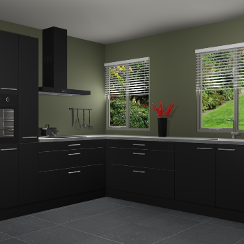 Zwarte keuken Palermo 36300