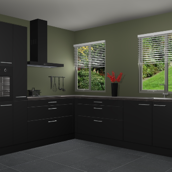 Zwarte keuken Palermo 36306