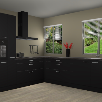 Zwarte keuken Palermo 36307