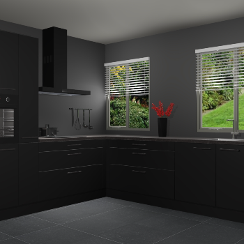 Zwarte keuken Palermo 36309