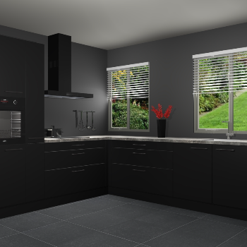 Zwarte keuken Palermo 36315