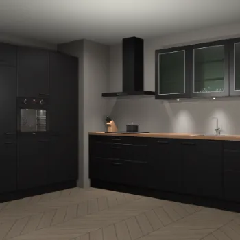 Zwarte keuken Seattle 21675