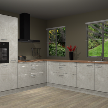 Beton Opaal keuken Palermo 36348