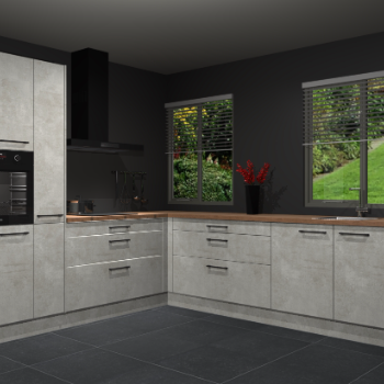 Beton Opaal keuken Palermo 36350