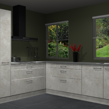 Beton Opaal keuken Palermo 36372