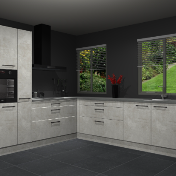 Beton Opaal keuken Palermo 36375