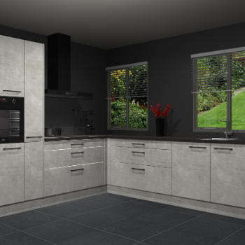 Beton Opaal keuken Palermo 36381