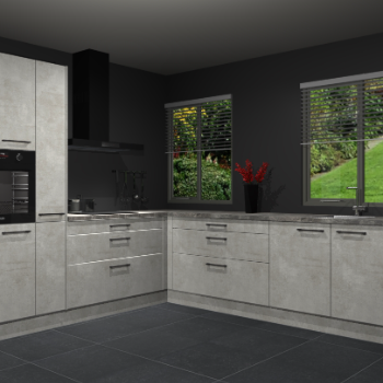 Beton Opaal keuken Palermo 36387