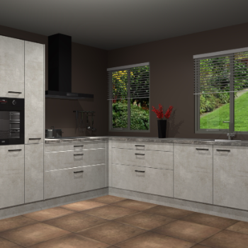 Beton Opaal keuken Palermo 36388