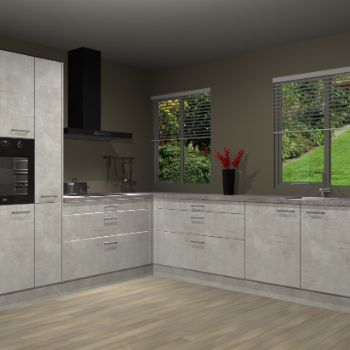 Beton Opaal keuken Palermo 36391