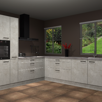 Beton Opaal keuken Palermo 36394