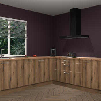 Gouden eiken keuken Moroni 35425