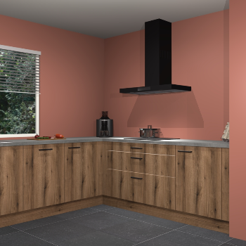 Gouden eiken keuken Moroni 35434