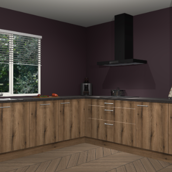 Gouden eiken keuken Moroni 35437