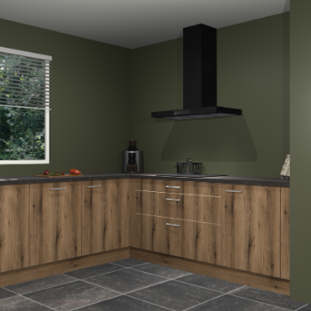 Gouden eiken keuken Moroni 35438