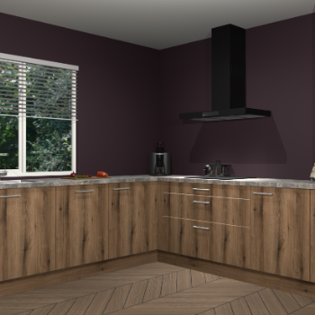 Gouden eiken keuken Moroni 35443