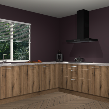 Gouden eiken keuken Moroni 35449